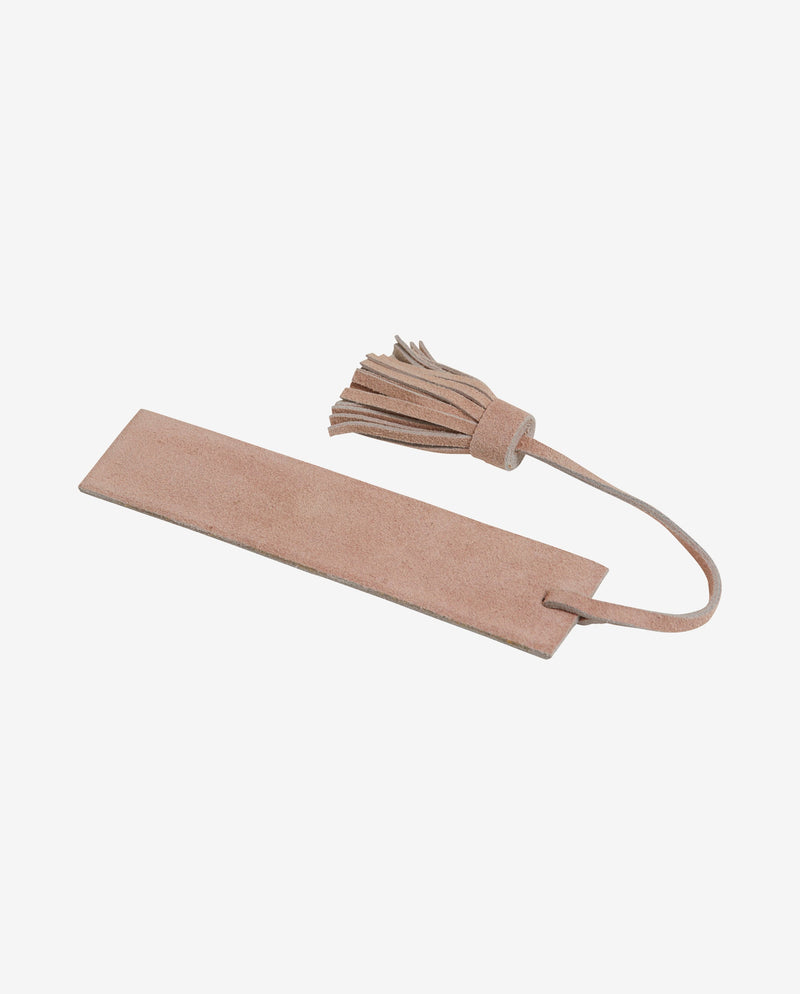 TUVALU bogmærke i ruskind - L14 cm - rosa