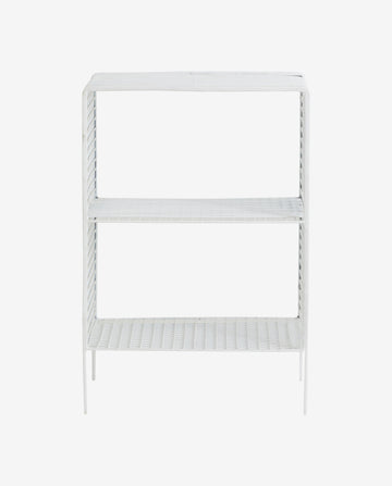 TUO sengebord/sidebord i jern - 40x30 cm - hvid