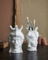 REMIRE vase i keramik h30 cm - hvid
