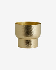 ALIMIA urtepotte i aluminium ø20,50 cm - guld - nordal.dk