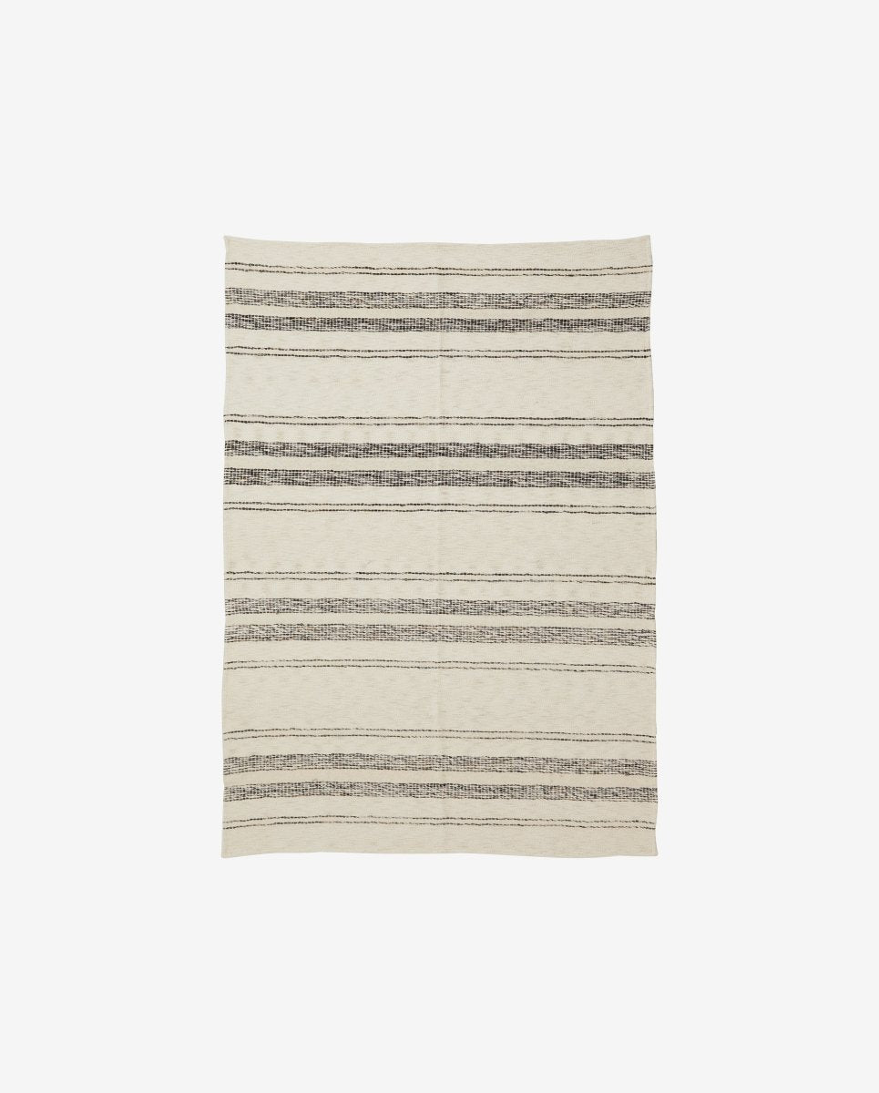 ANSER sengetæppe, 140x200 - råhvid - nordal.dk