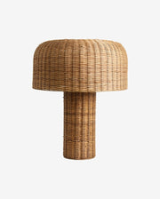 ATUM bordlampe i flettet sukkerrør - h50 cm - natur - nordal.dk