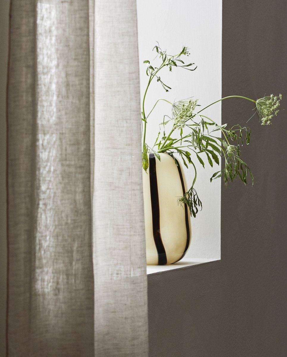 BOHOL vase, L - råhvid - nordal.dk