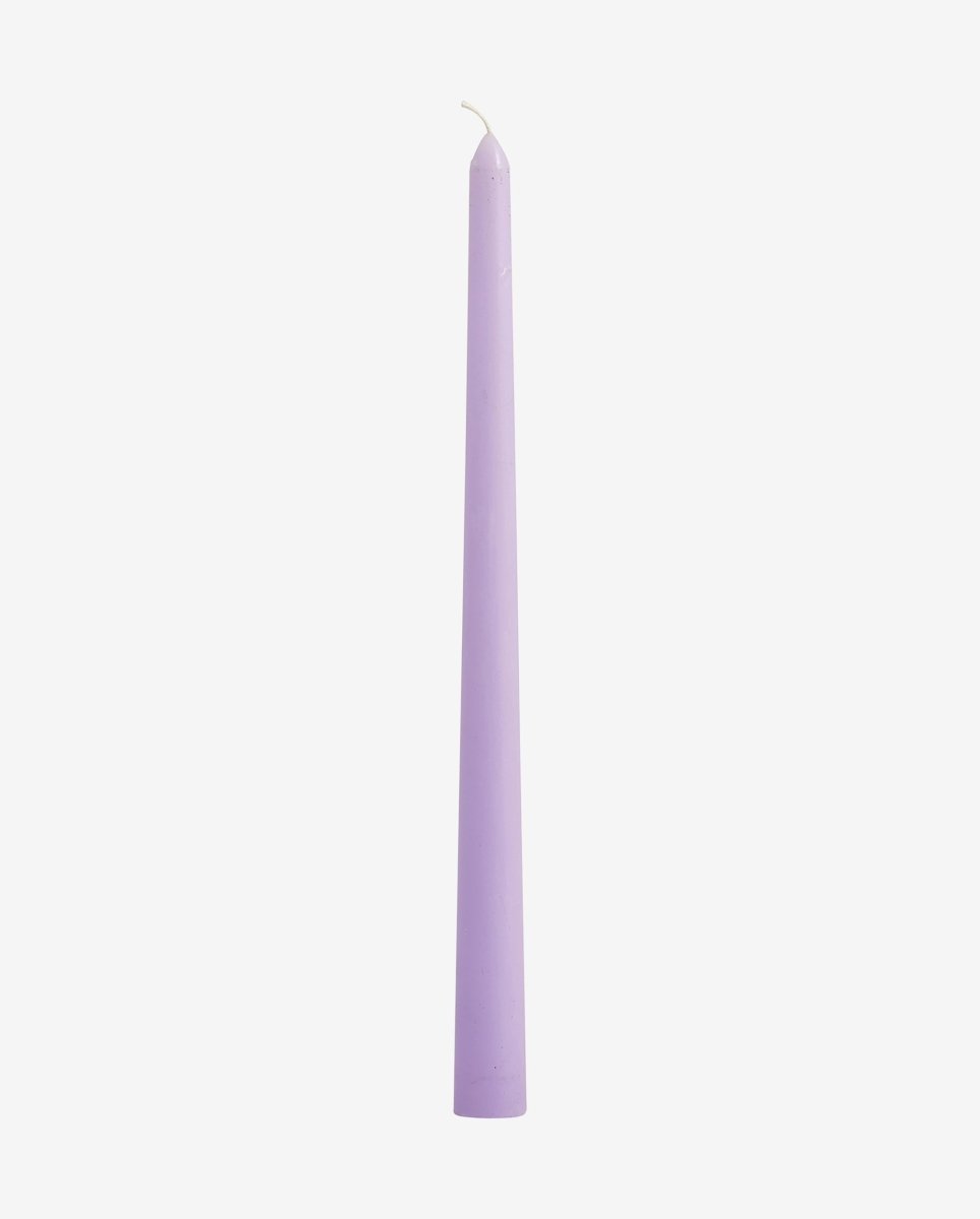 CANDLE stearinlys - h30 cm - lys lilla - nordal.dk