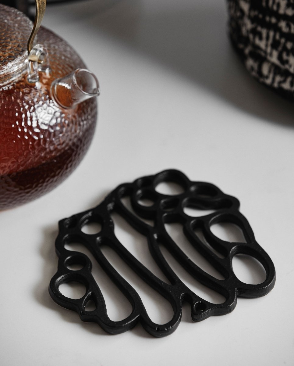 CECLEY bordskåne, aluminium - sort - nordal.dk