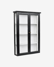 CLASSIC vægskab i træ - 120x82 - sort/hvid - nordal.dk