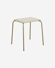 ESA skammel - beige - nordal.dk