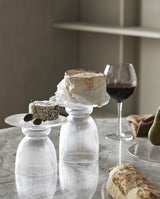 FIG kagefad i rillet klar glas - small - ø16 cm - nordal.dk