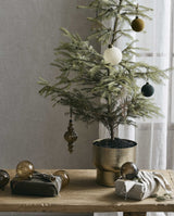 GLASSY ornament, smoke - nordal.dk
