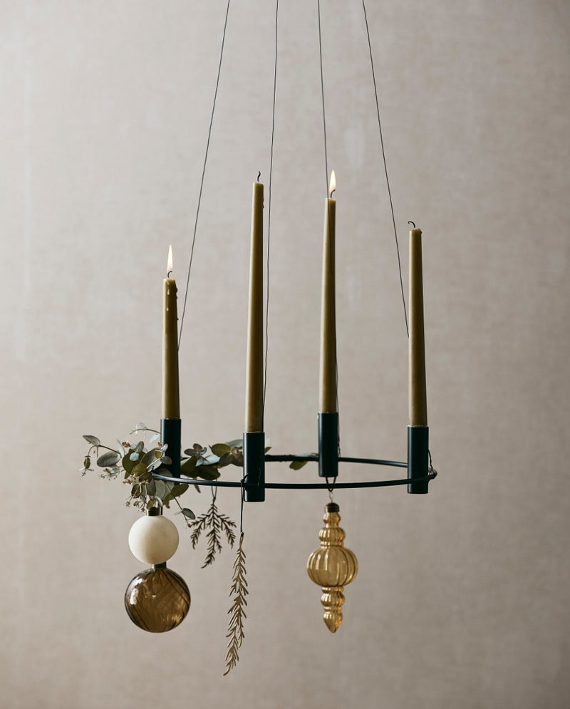 GLASSY ornament, smoke - nordal.dk