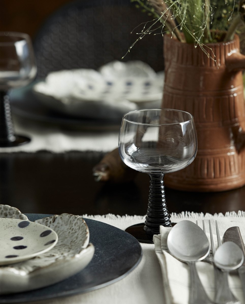 GORM vinglas - sort - nordal.dk