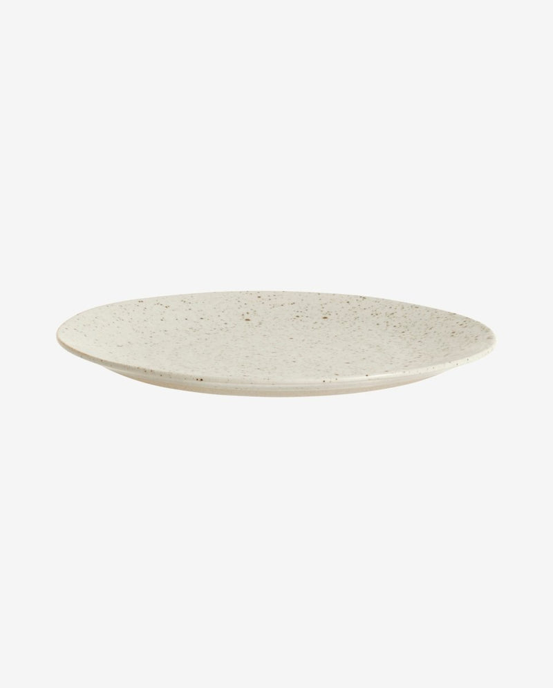 GRAINY frokosttallerken i keramik - ø21 cm - sand - nordal.dk