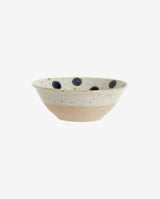 GRAINY skål i keramik - ø15 cm - sand/blå - nordal.dk