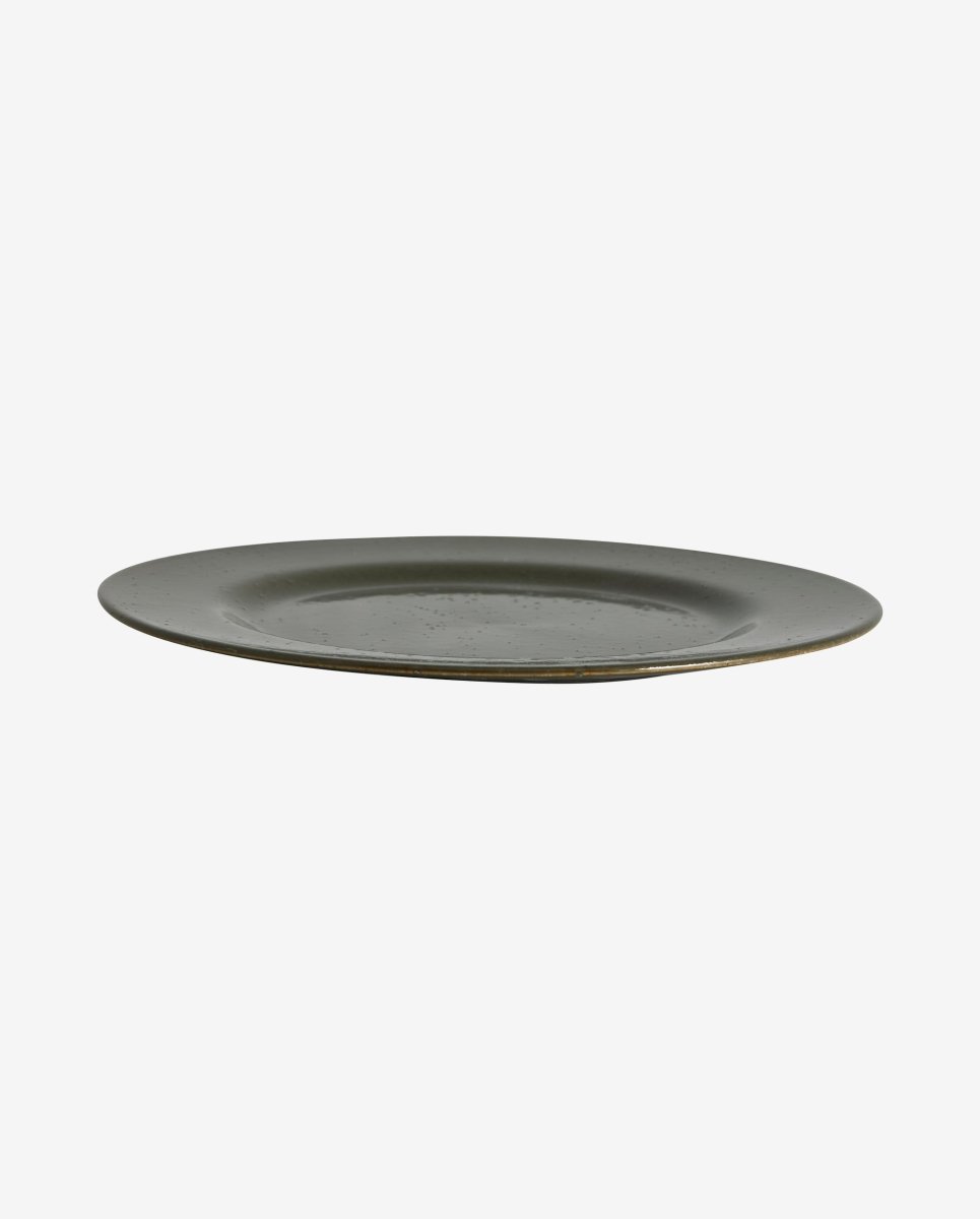 GRAWA middagstallerken - ø28,5 cm - mørk grøn - nordal.dk