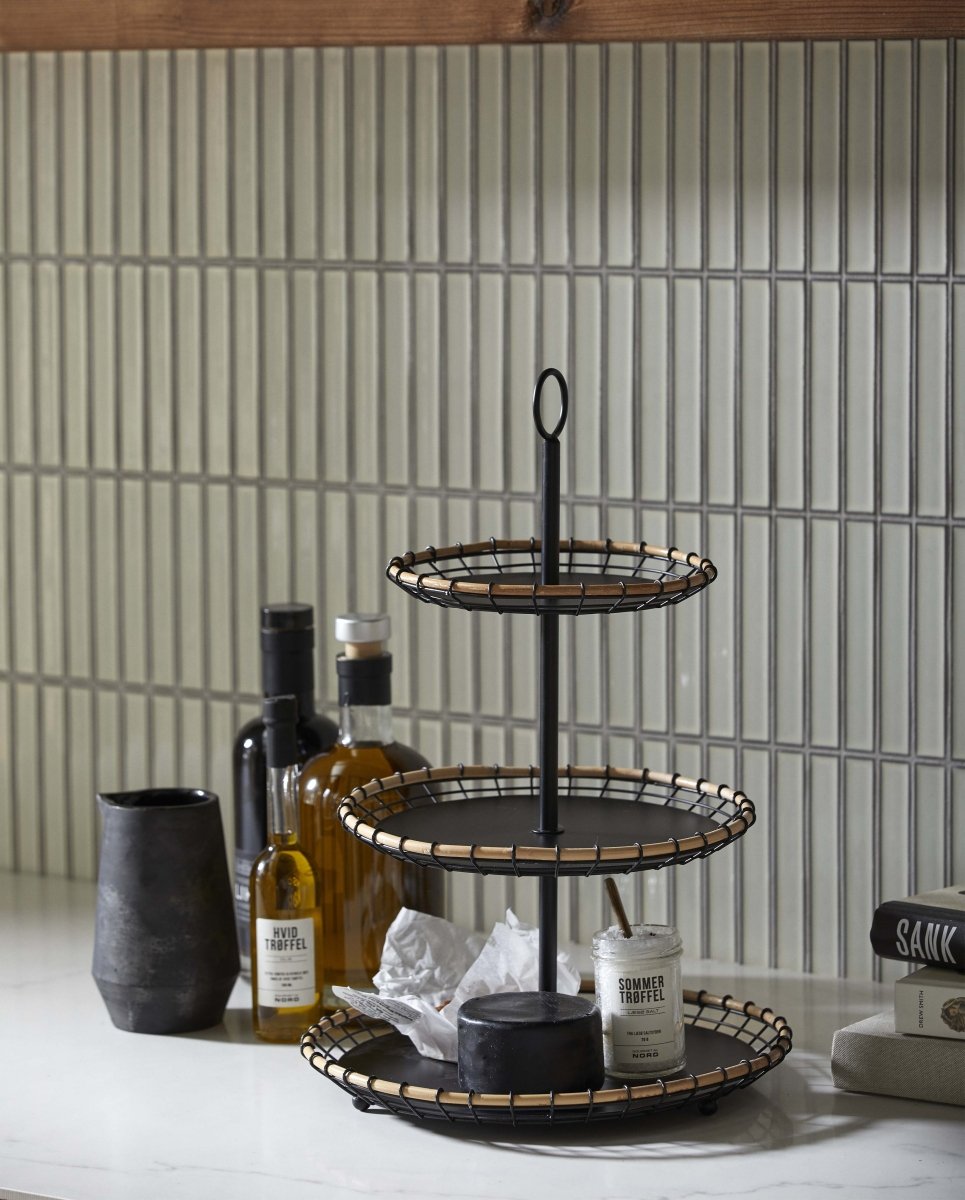 HANA etagere i metal - sort - nordal.dk