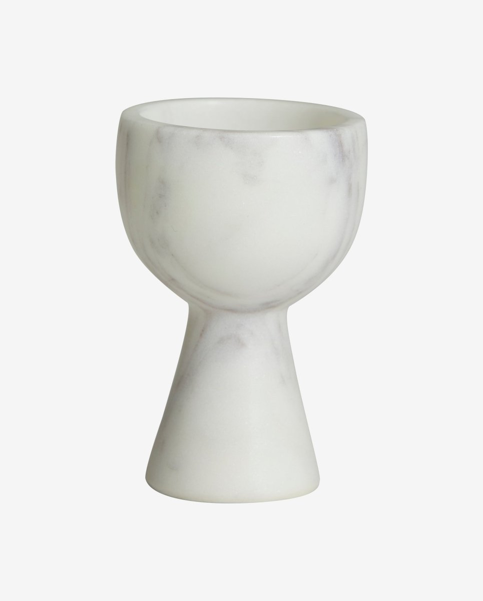 ISOP æggebæger i marmor - hvid - nordal.dk