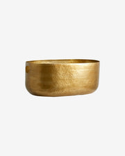 LAIKA kurv i aluminium - medium - l60 cm - guld - nordal.dk