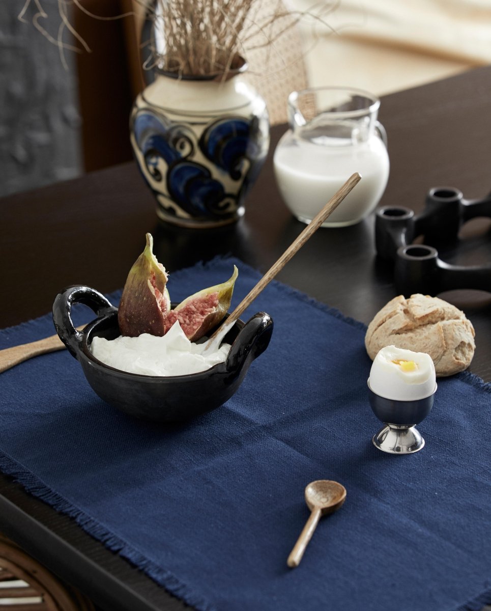 LEO dækkeserviet - blå - nordal.dk