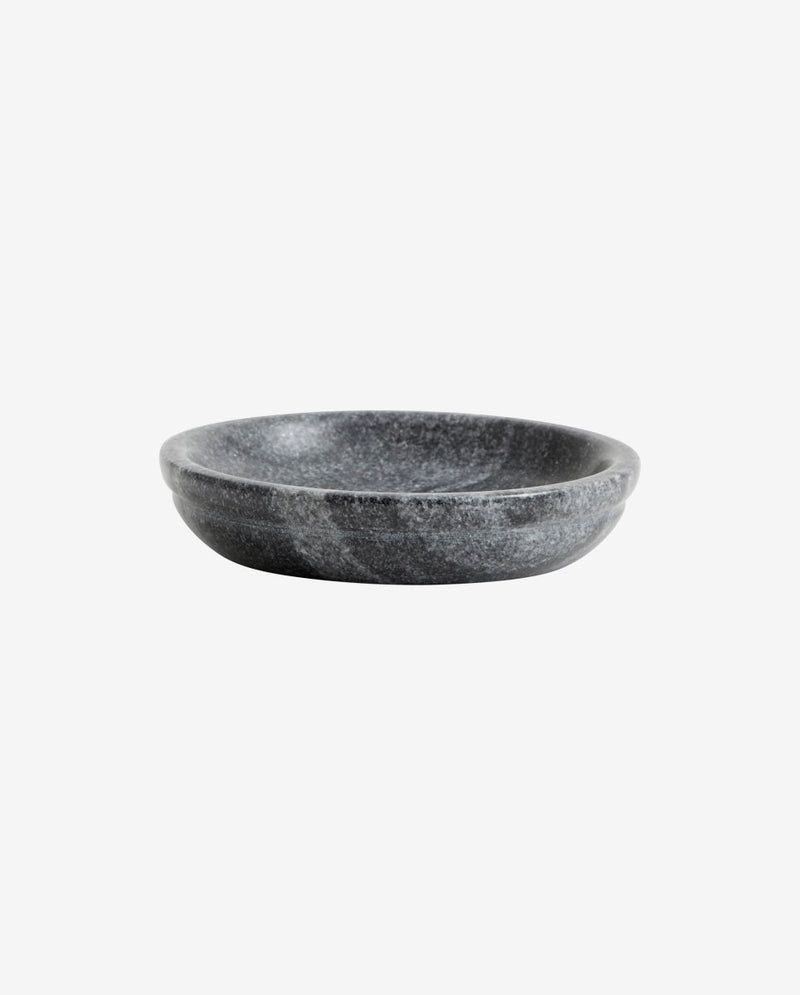 MARBLE skål i marmor - ø10 cm - sort/grå - nordal.dk