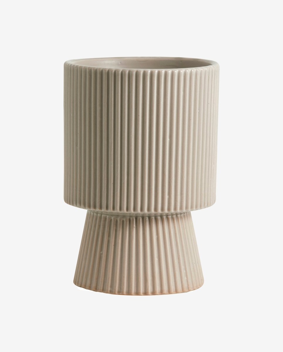 MULL urtepotte i stentøj - large - ø16 cm - sand - nordal.dk