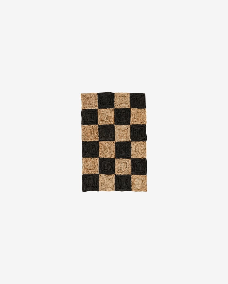 NANEA tæppe, jute, 90x60 - nature - nordal.dk