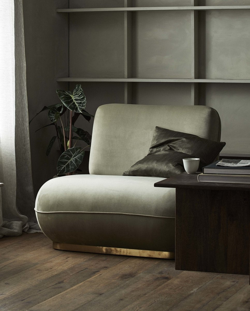 NAOS pudebetræk - 48x48 - mørk grøn - nordal.dk