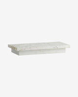 PAU hylde i marmor - L35 cm - hvid - nordal.dk