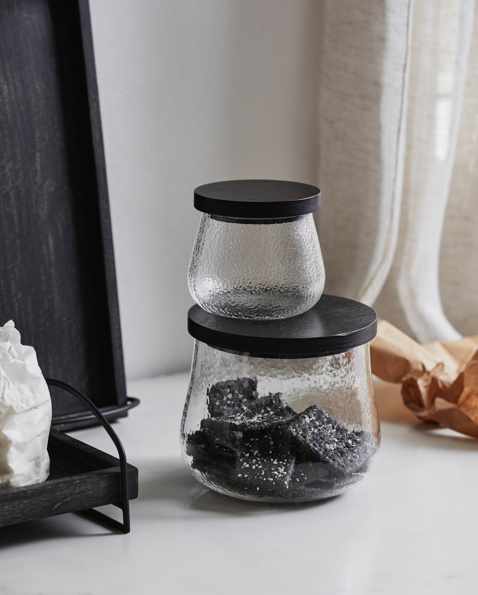 PLUMSI opbevaringsglas med låg, L - klar - nordal.dk