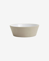 STONEWARE skål - ø16 cm - beige/hvid - nordal.dk