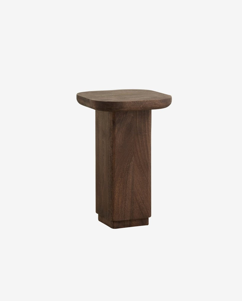 TOKE side table - dark brown - nordal.dk