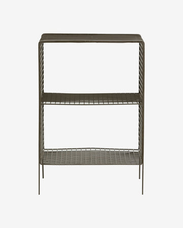 TUO sengebord/sidebord i jern - 40x30 cm - olivengrøn - nordal.dk