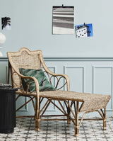 ZEYA chaiselong / liggestol i flet - 68x110 cm - natur - nordal.dk